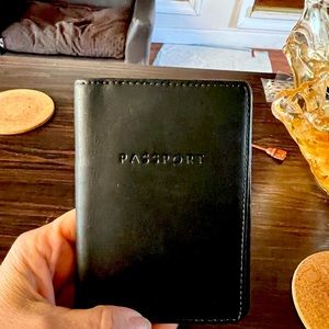Coach Passport Leather Case